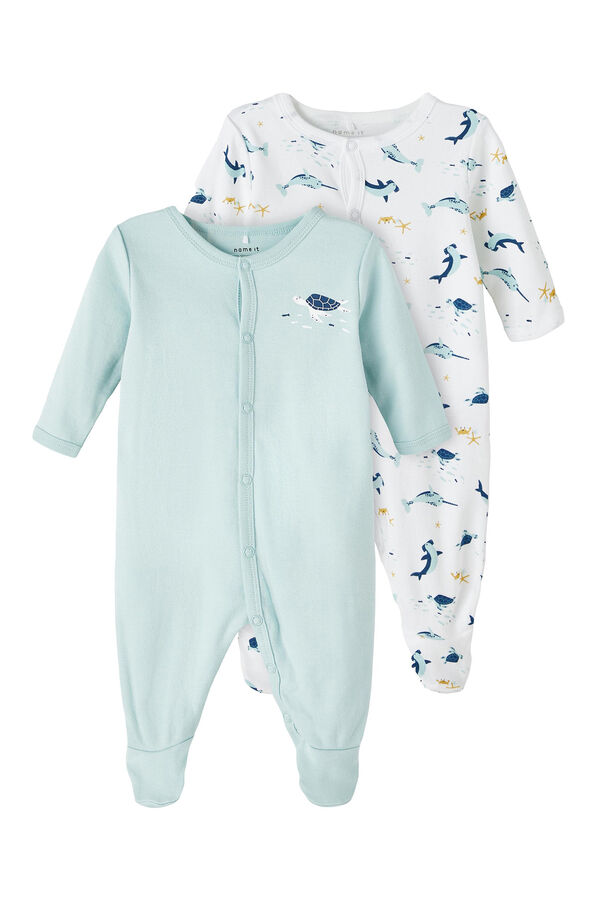 Name it Pijama de bebe niño. turquesa
