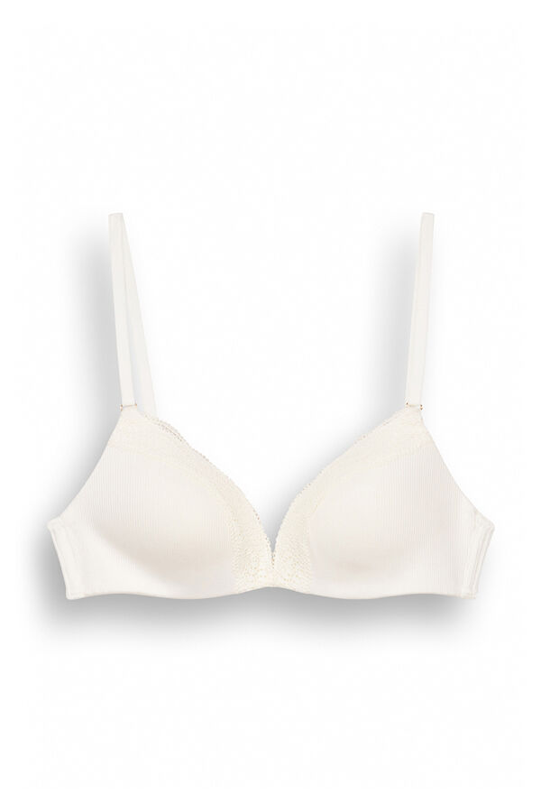 Women'secret CHARMING Sujetador triangular encaje marfil marfil