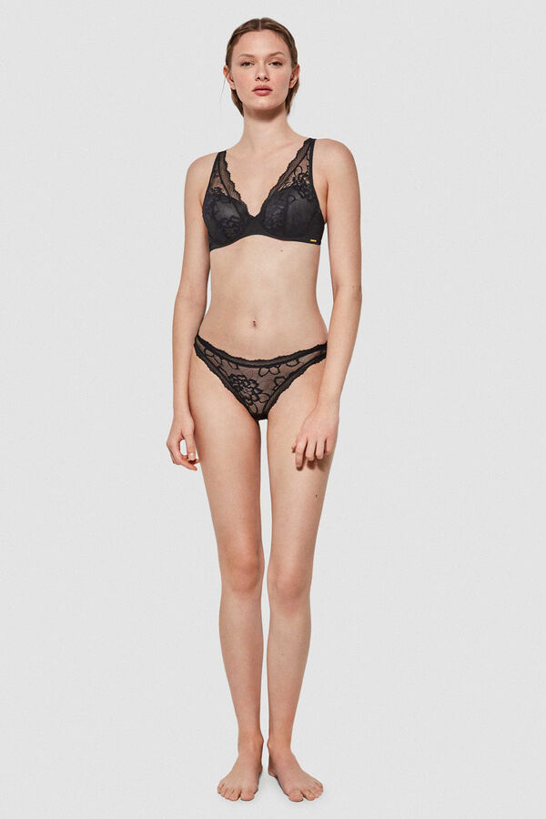 Gisela Sujetador bralette negro