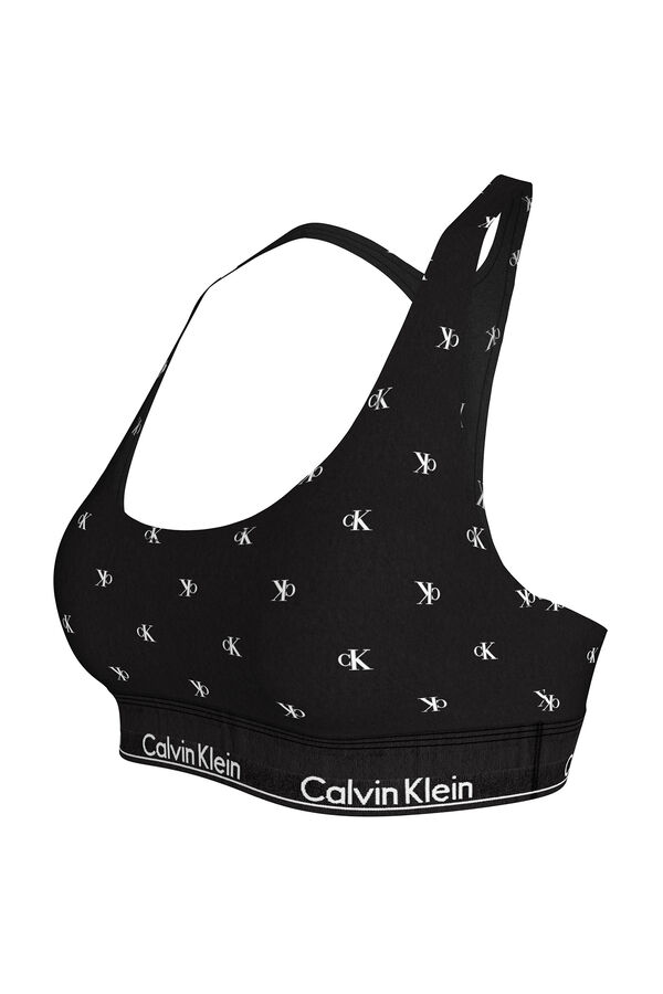 Calvin Klein Sutiã bralette CK preto