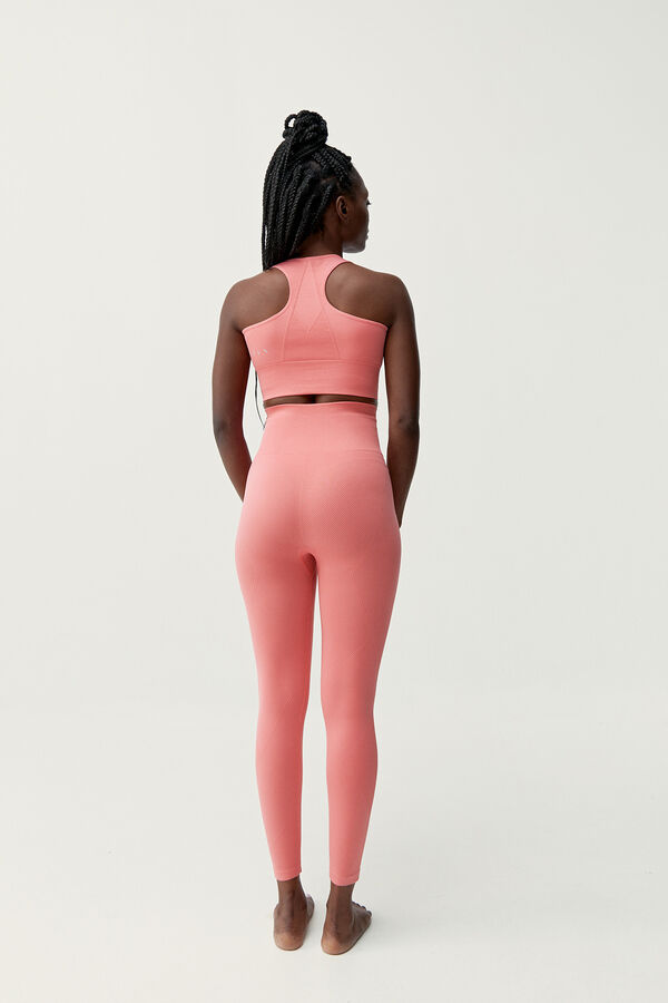 Born Living Yoga Top Ambra Pink Peach rosa