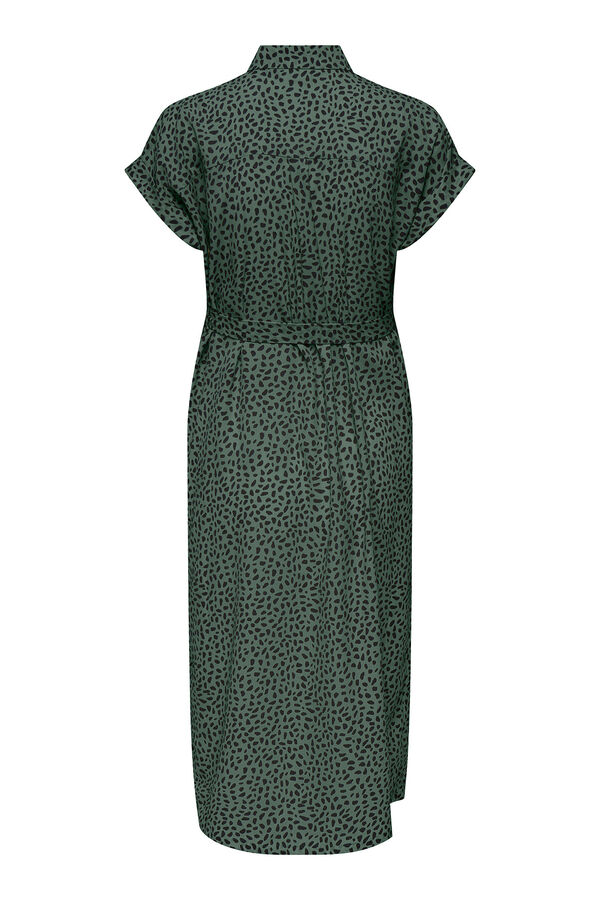 Only Maternity Vestido camisa maternity liso verde