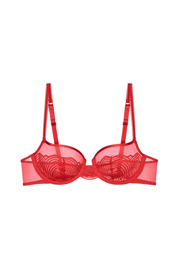 Triumph Suti&atilde; redutor Delightful Spotlight W vermelho