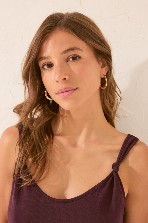 Women'secret Regata de viscose T-shirt al&ccedil;as estampado