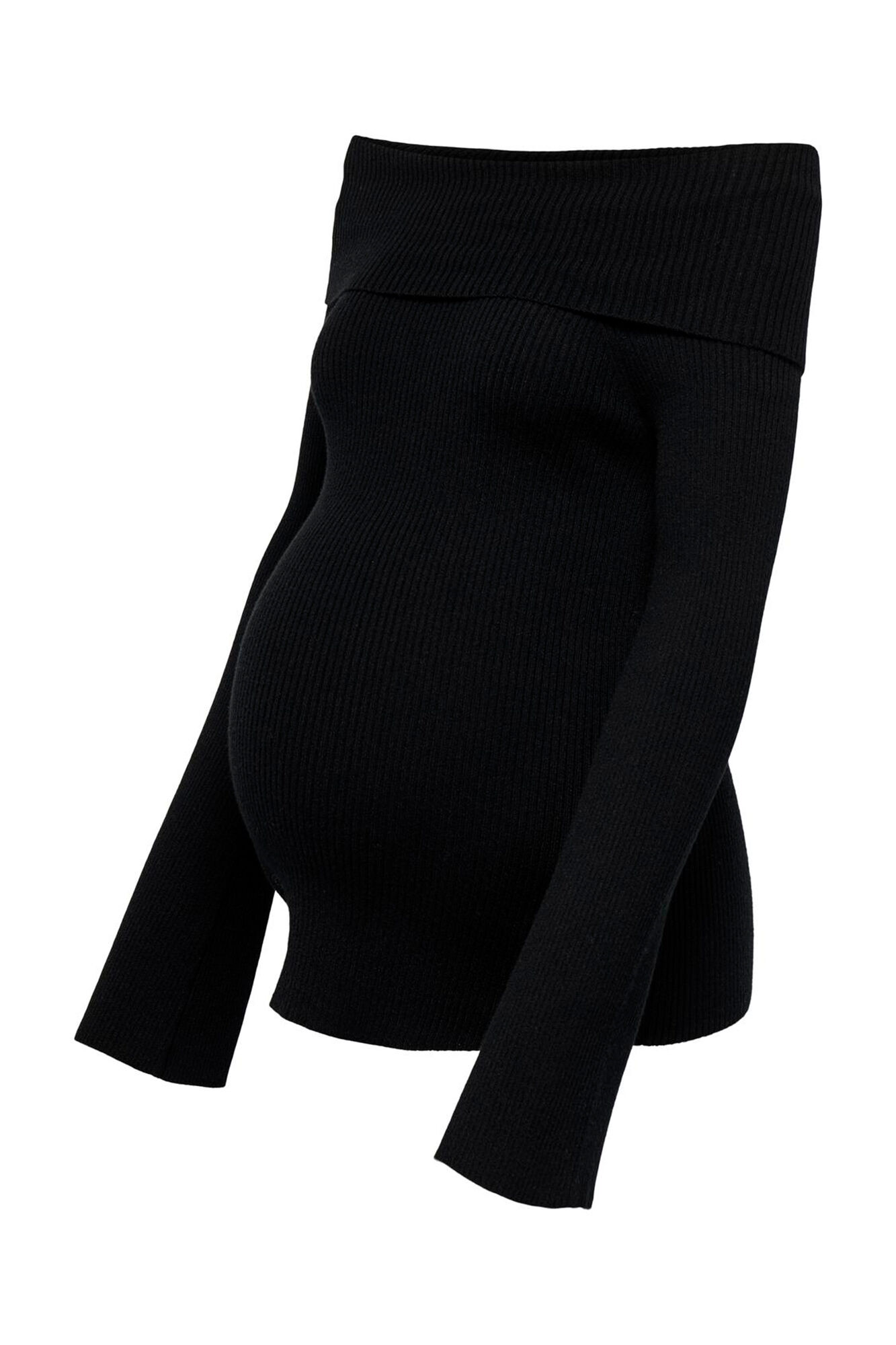 Only Maternity Jersey de punto premam&aacute; sin hombros manga larga