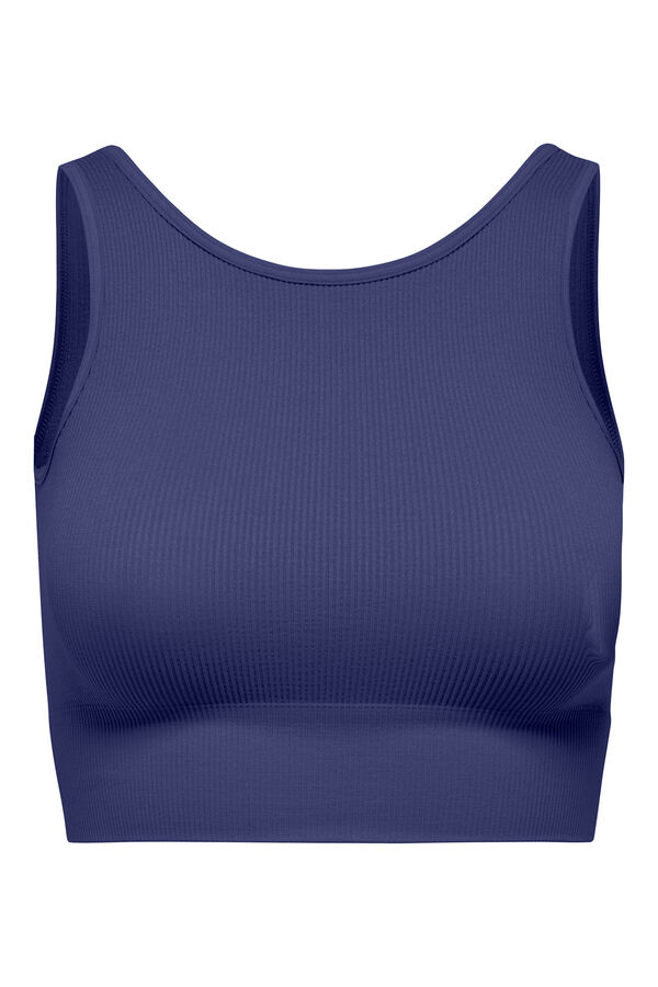 Only Play Sujetador deportivo Seamless tirantes sujecci&oacute;n media morado/lila