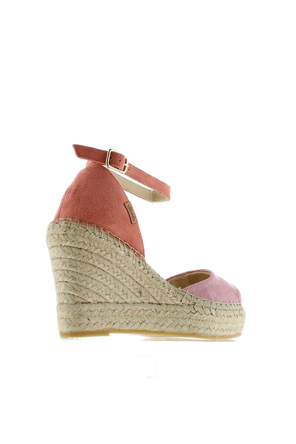 Vidorreta Sandalia de cuña yute rosa rosa