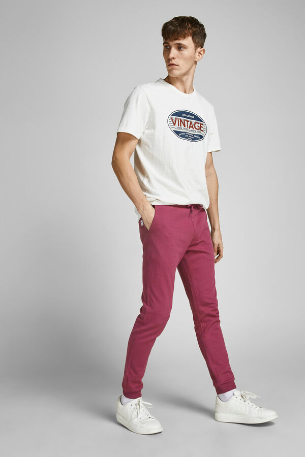 Jack & Jones Pantal&oacute;n jogger largo morado/lila