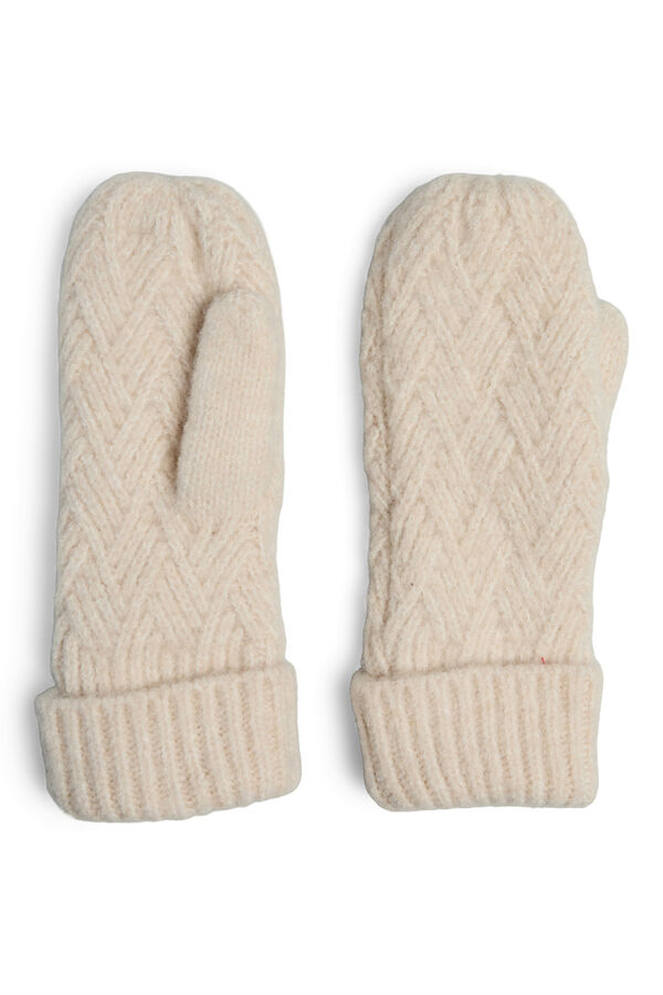 Pieces Manoplas de punto blanco