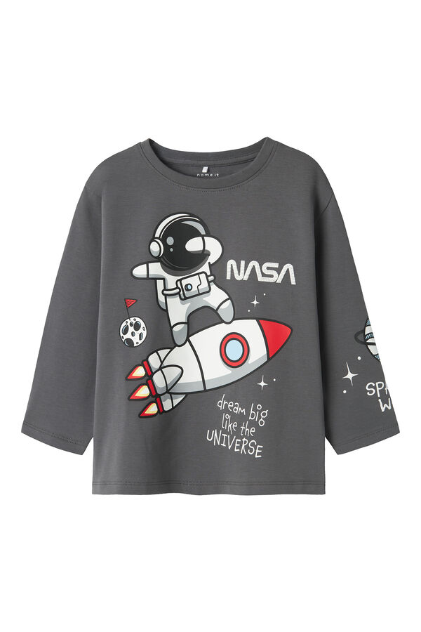 Name it Camiseta ni&ntilde;o NASA gris