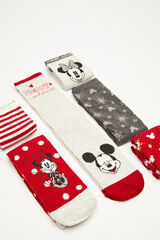 Womensecret Caixa 6 meias Mickey Mouse impressão