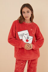 Women'secret Pijama polar l&uacute;rex Harry Potter rosa
