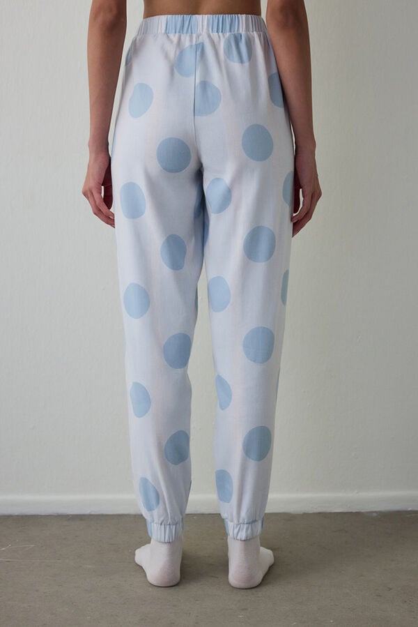 Penti Pantalones de pijama con detalle de lazo de lunares Magic estampado