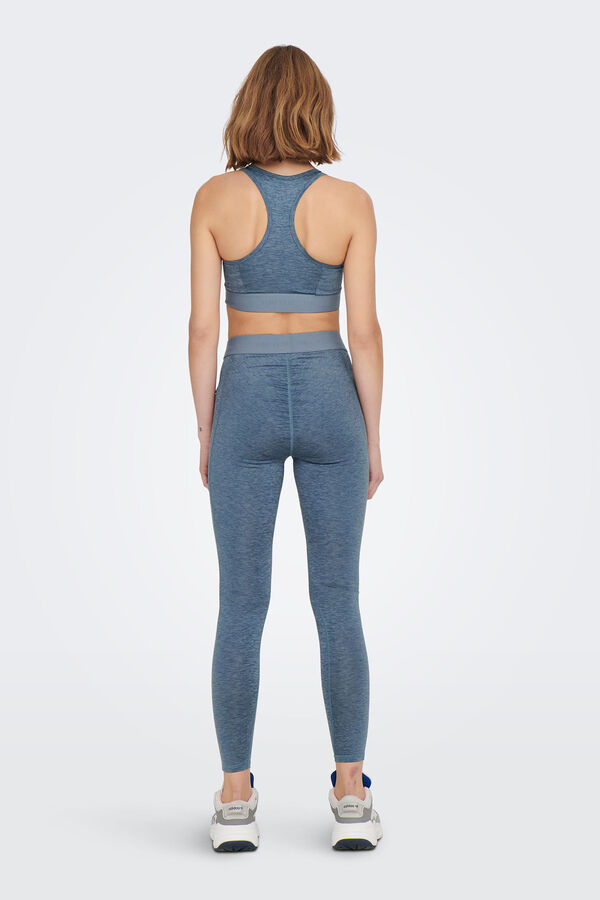 Womensecret Leggings compridas cintura subida azul