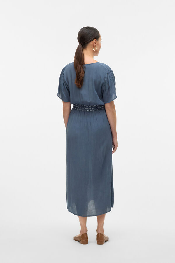 Mamalicious Vestido midi maternity y lactancia gris