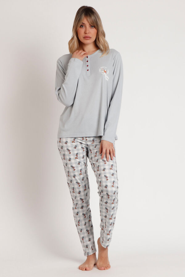 Admas Daisy voc&ecirc; &eacute; linda pijama feminino azul