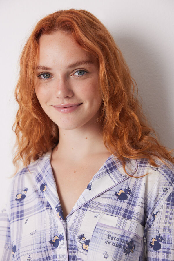 Women'secret Pijama camiseiro 100% algod&atilde;o Mafalda  rosa