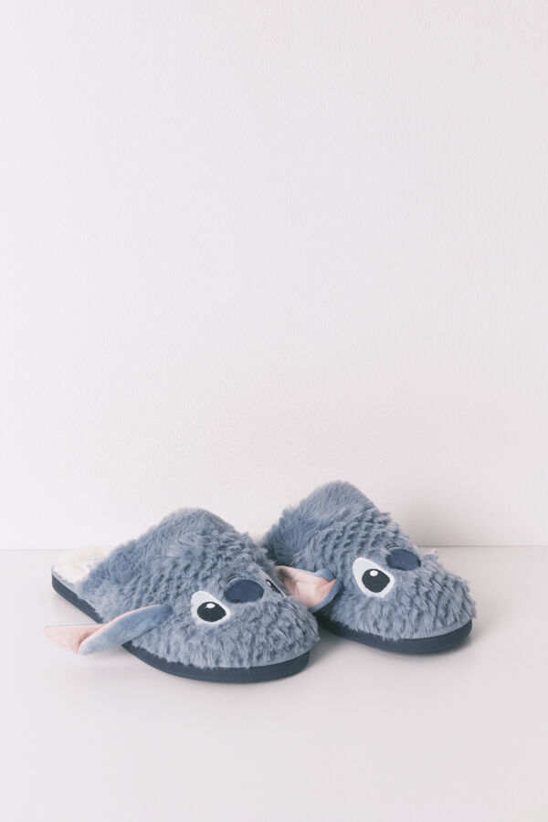 Women'secret Chinelos de quarto 3D Stitch azul