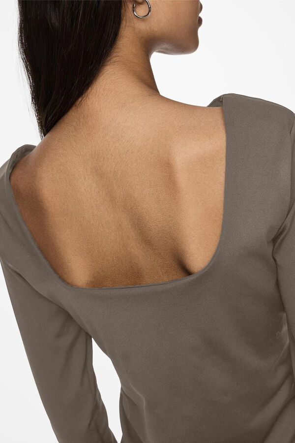 Pieces Camiseta reversible manga larga gris