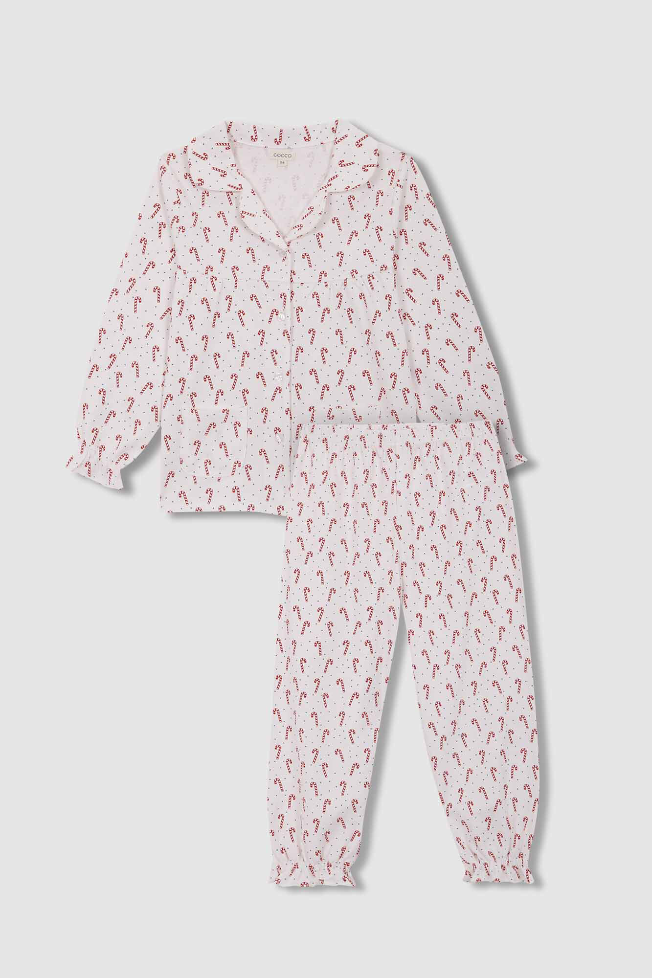 Gocco Pijama de menina com estampado de Natal