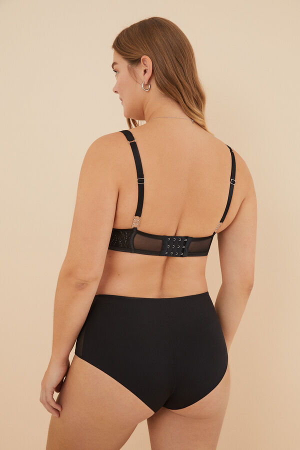Women'secret Soutien balconette l&uacute;rex preto