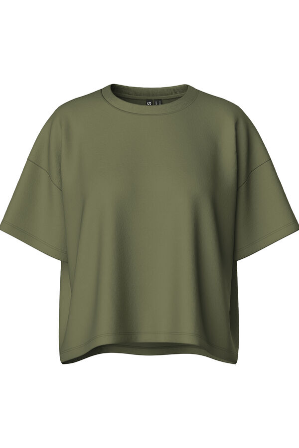 Pieces Camiseta loose verde