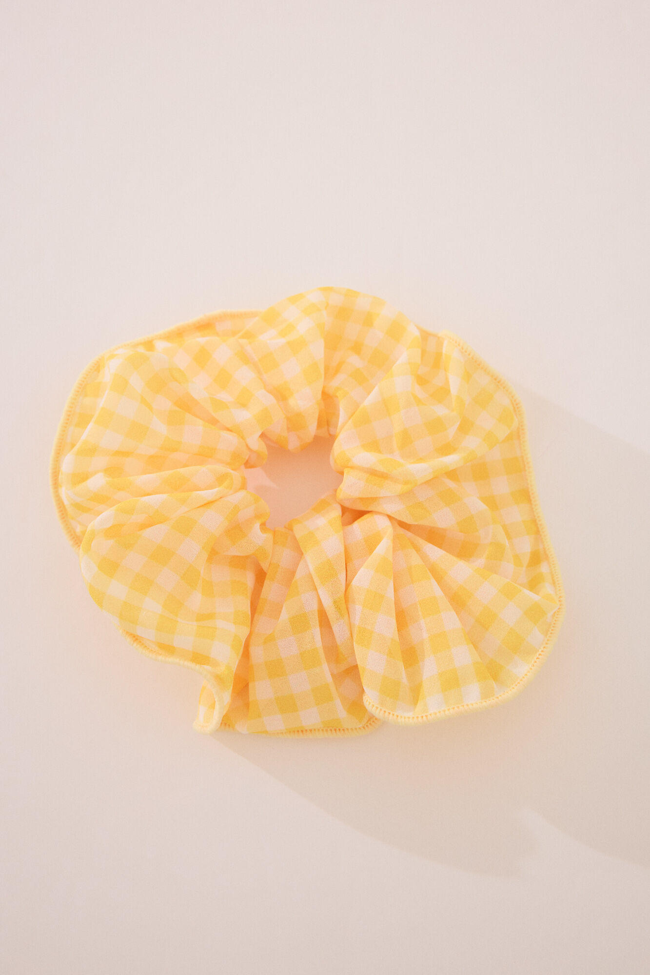 Women'secret Maxi scrunchie amarillo vichy