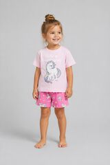 Name it Pijama curto de menina rosa