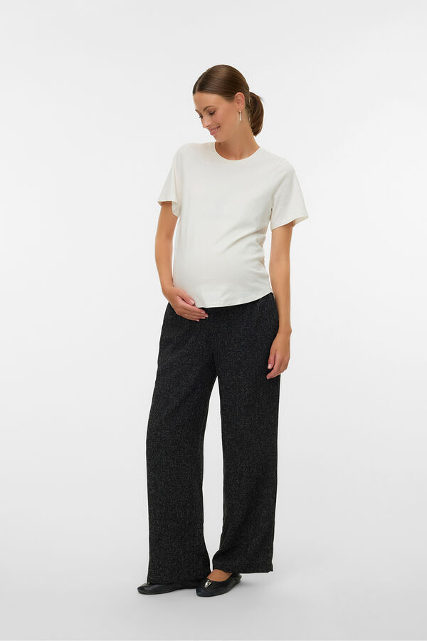 Mamalicious Pantalon ancho maternity  negro