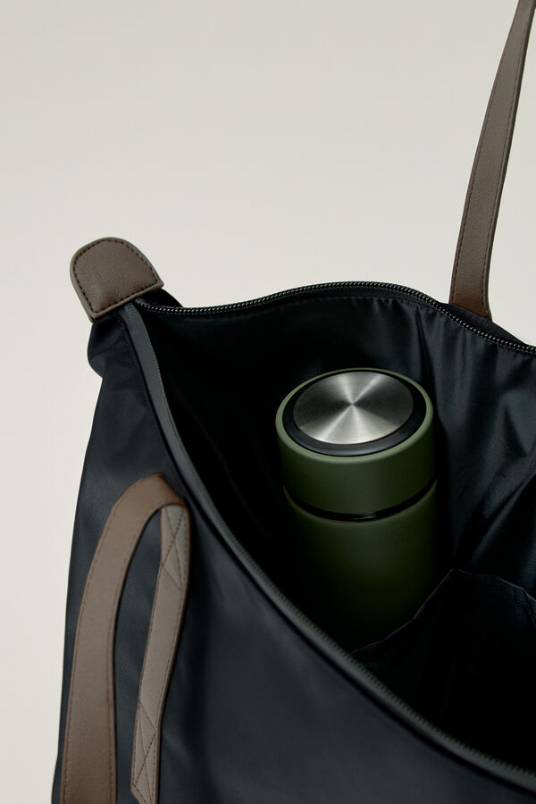 Born Living Yoga Bag Tote Black negro