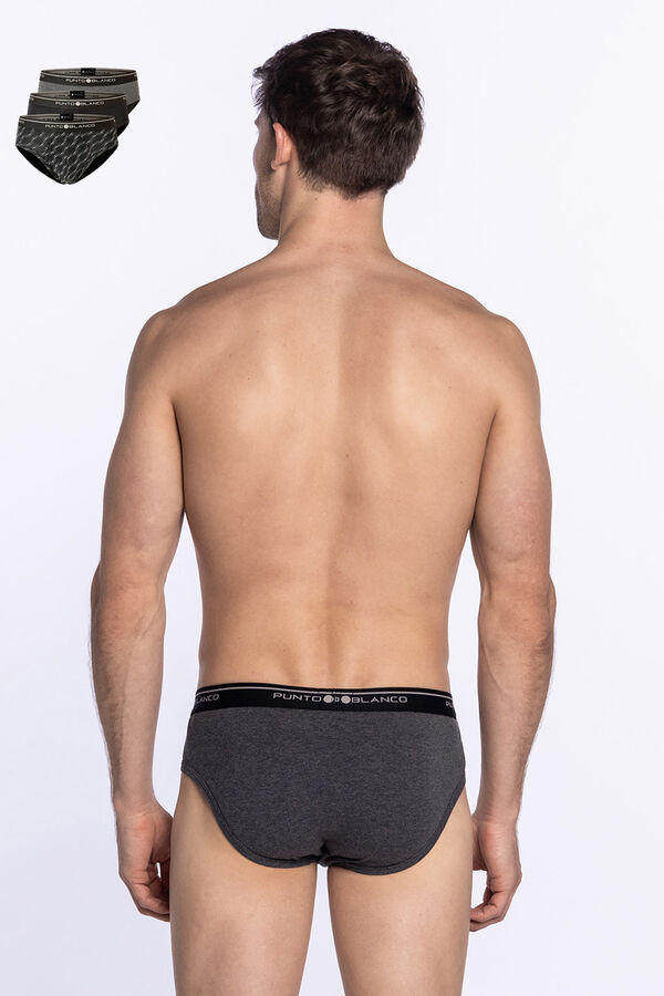 Punto Blanco Pack de 3 slips algod&oacute;n estampado