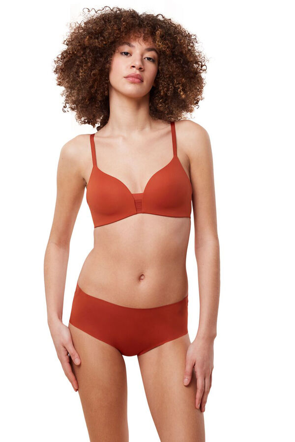 Triumph Soutien sem aro Flex Smart vermelho