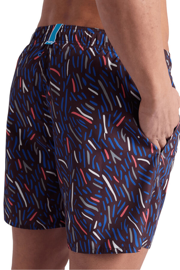 Arena Bóxer de playa arena para hombre Allover marrón