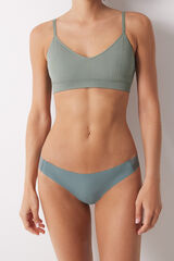 Women'secret Braga brasile&ntilde;a microfibra clean cut verde verde