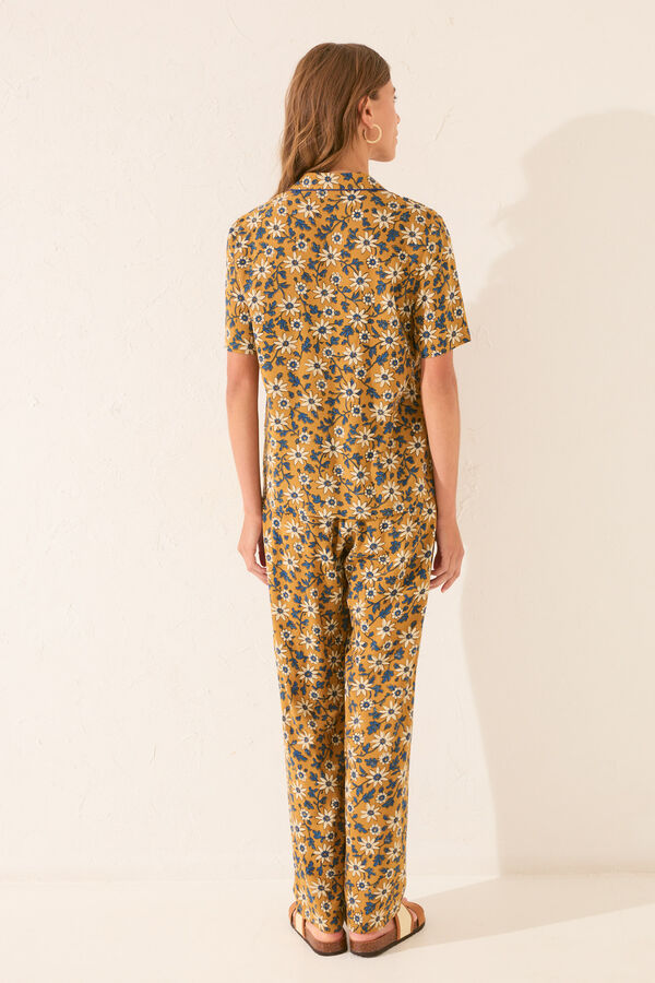 Women'secret Pijama camiseiro com estampado floral estampado