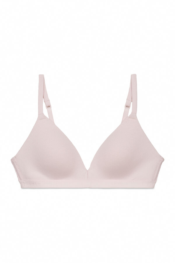 HI&BYE Soutien triangular com enchimento rosa rosa