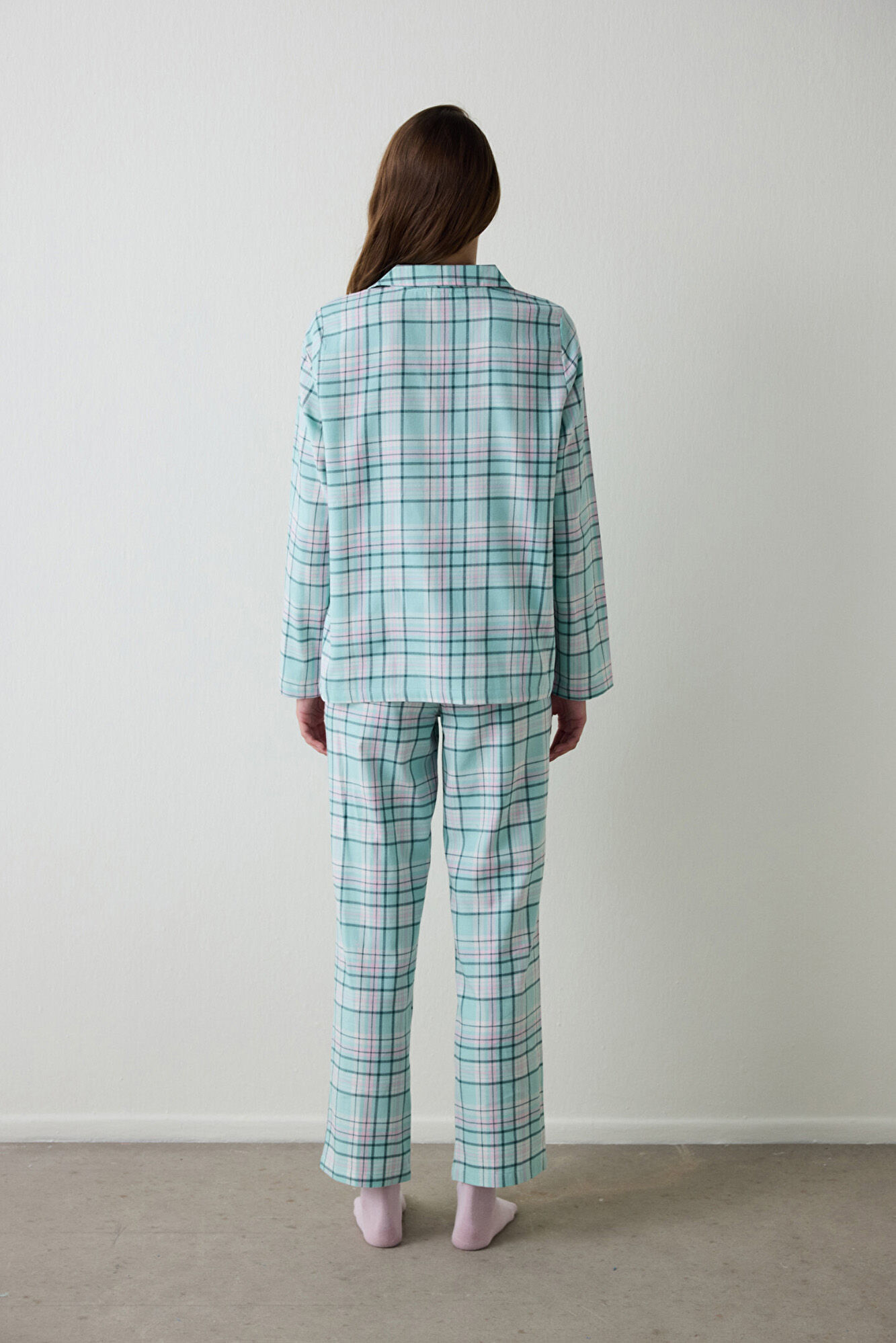 Penti Conjunto de camisa y pantal&oacute;n Ellie Checked Ls
