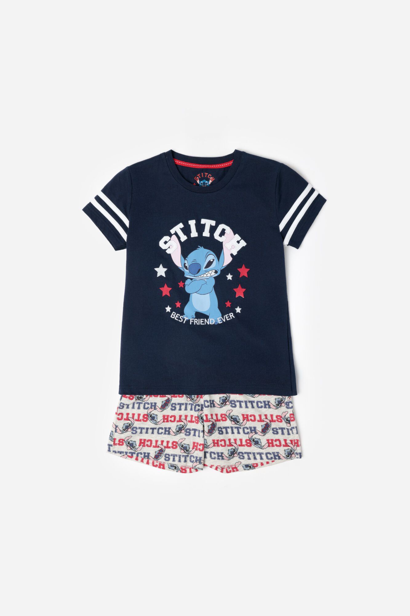Admas Pijama corto Stitch university