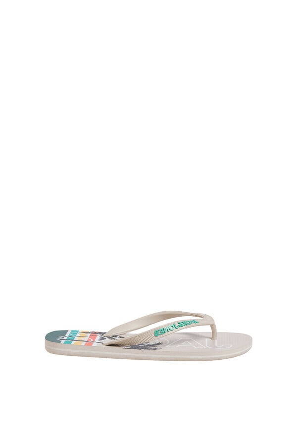 Jack & Jones Chinelo flip-flop logo cinzento