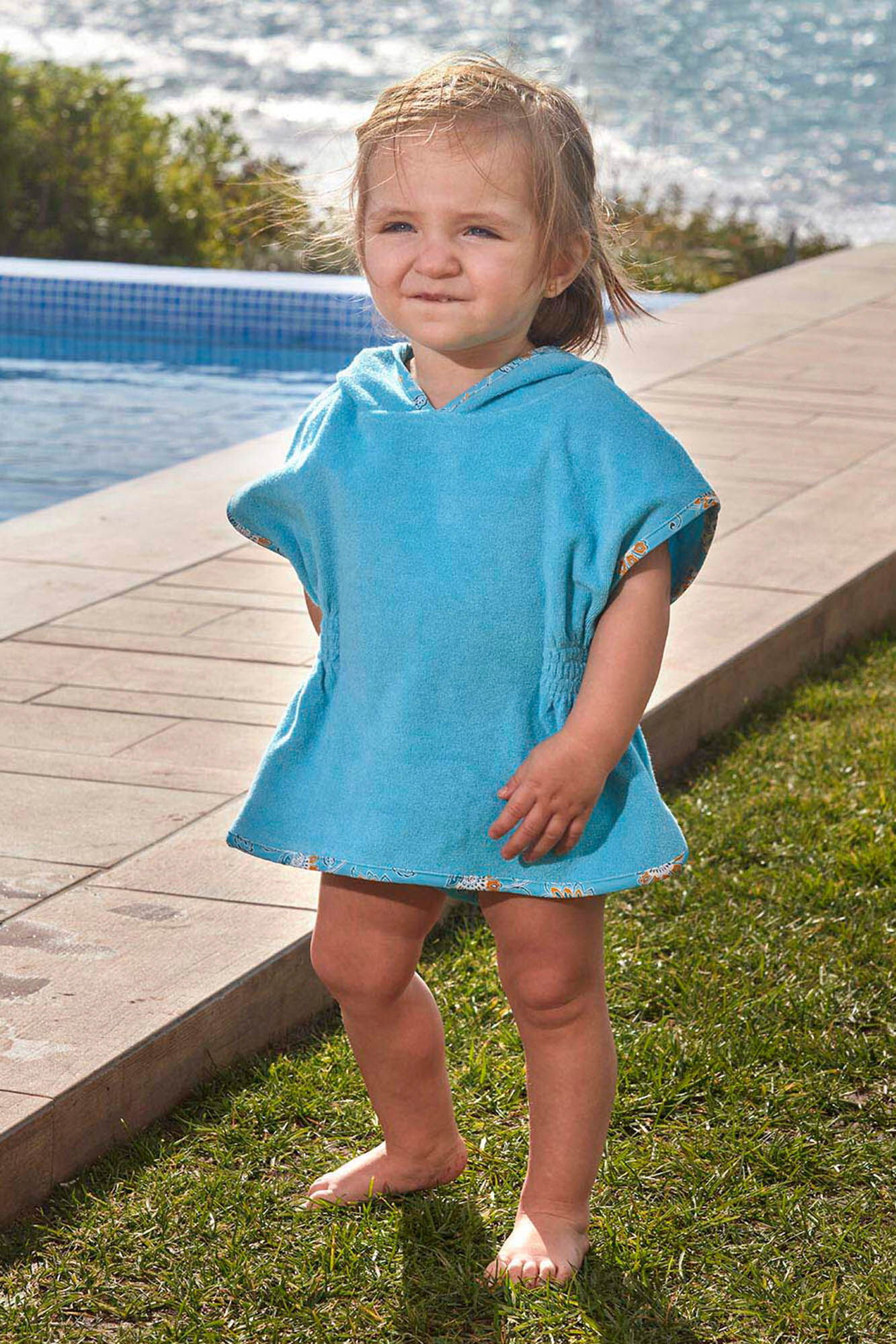 Gocco Capa de terry azul claro