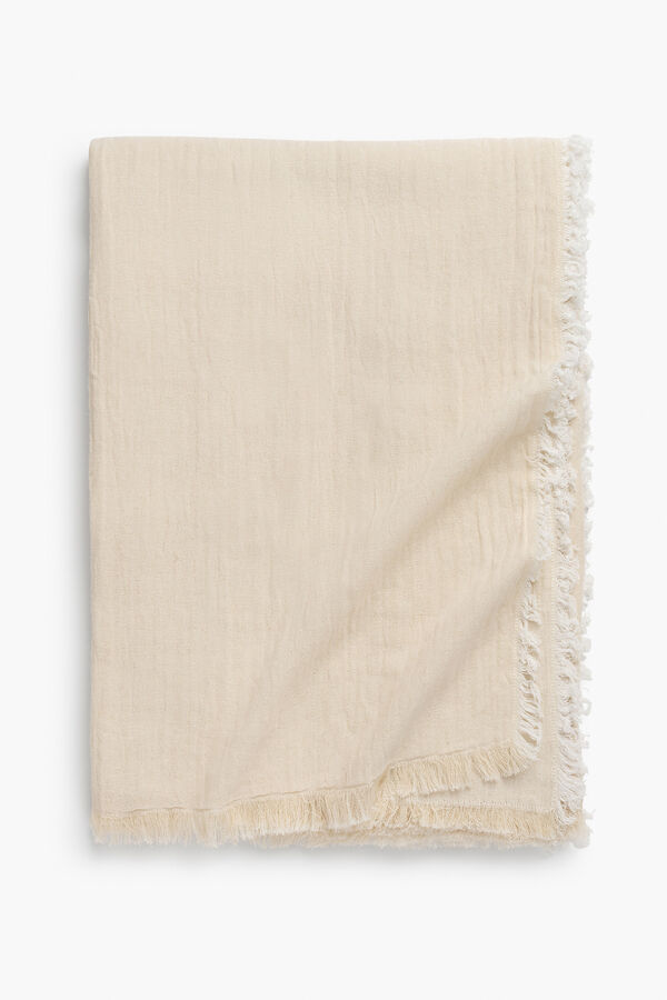 Calma House Toalha Layer 160x160 Cru estampado