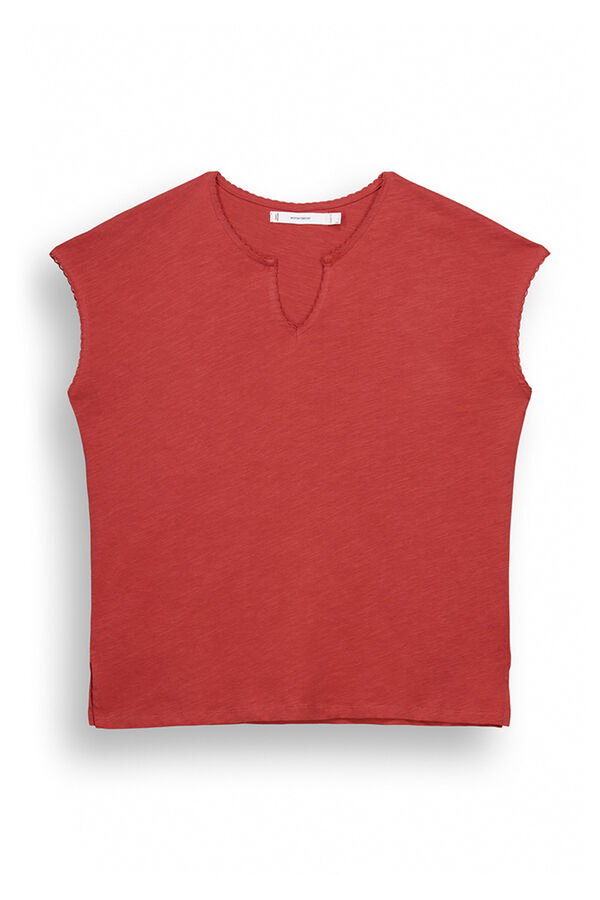 Women'secret Camiseta algod&oacute;n naranja naranja