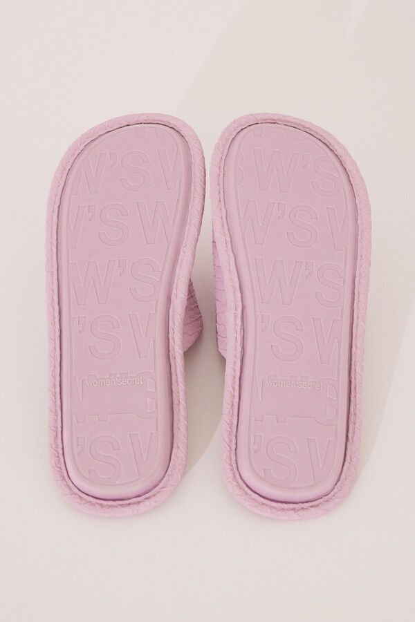 Women'secret Zapatillas casa color rosa rosa