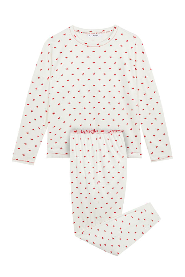 Women'secret Pijama cora&ccedil;&atilde;o A Vizinha Loira bege