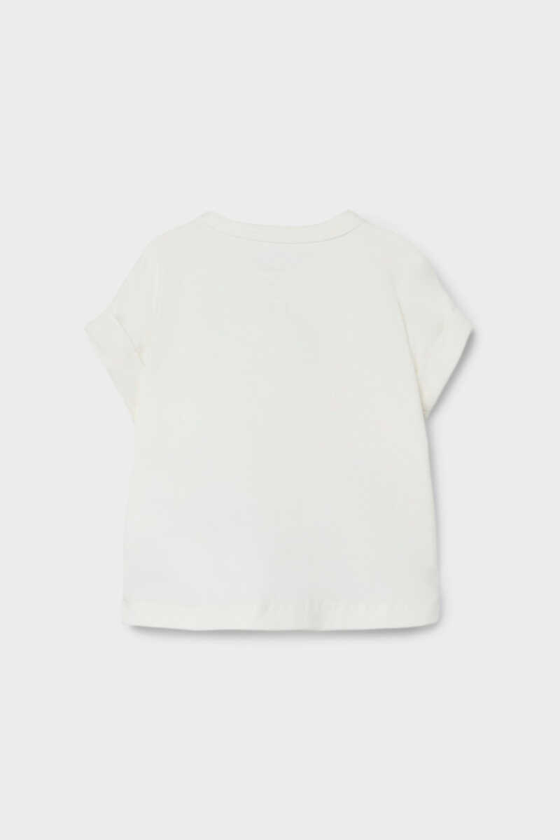 Womensecret Camiseta bebé niña algodón blanco
