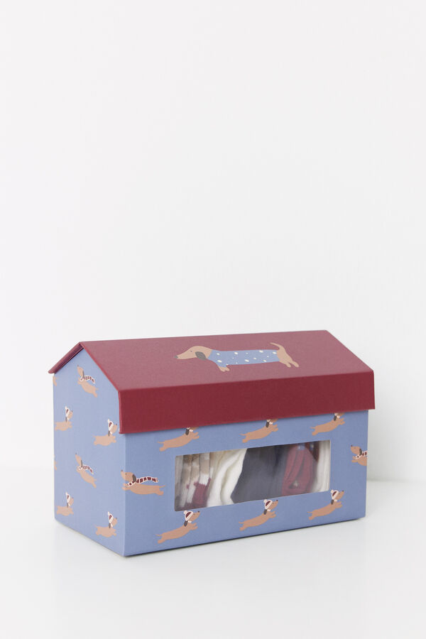 Women'secret Pack 6 calcetines altos salchichas estampado