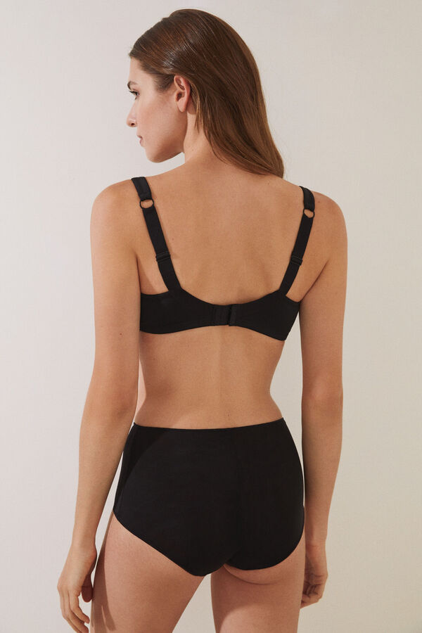 Women'secret Sujetador top prot&eacute;sico negro negro