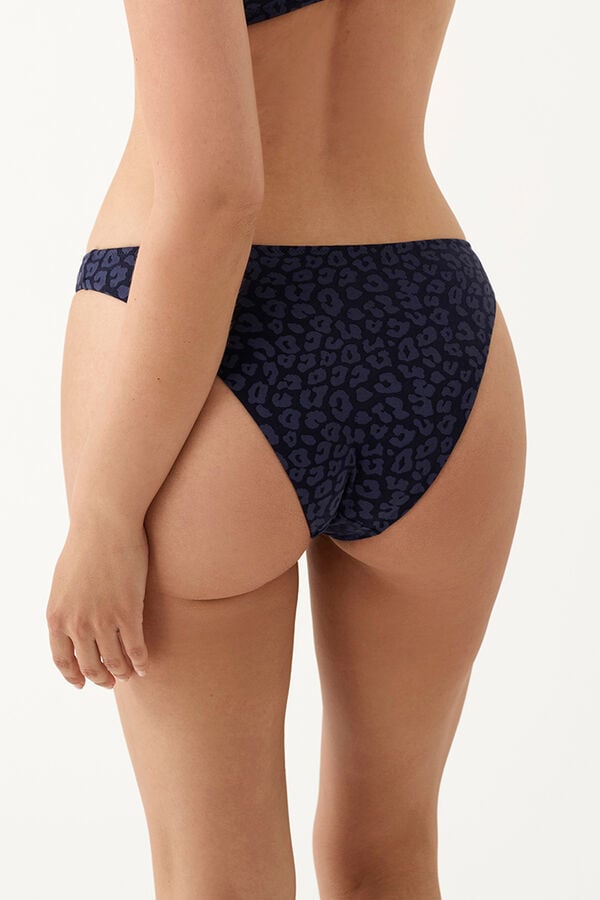 Promise Braga bikini brasile&ntilde;a animal print azul