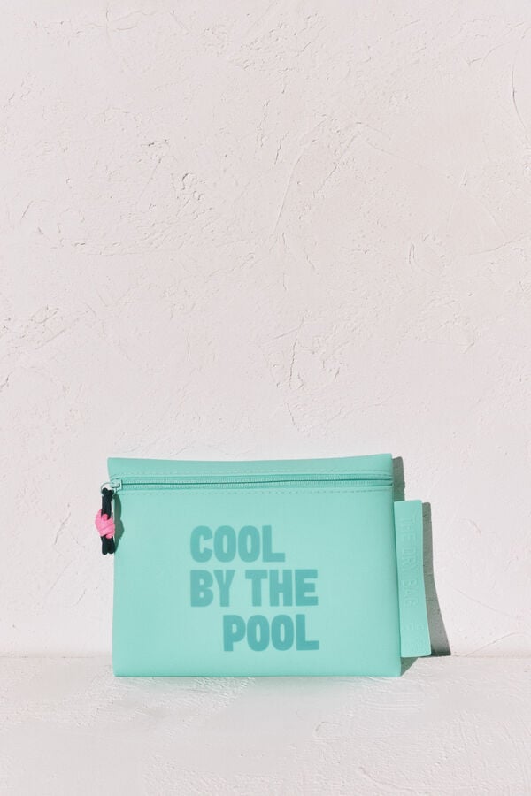 Women'secret Bolsa ba&ntilde;ador- bikini impermeable azul azul
