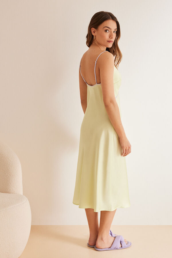 Women'secret Camis&oacute;n tirantes midi verde verde